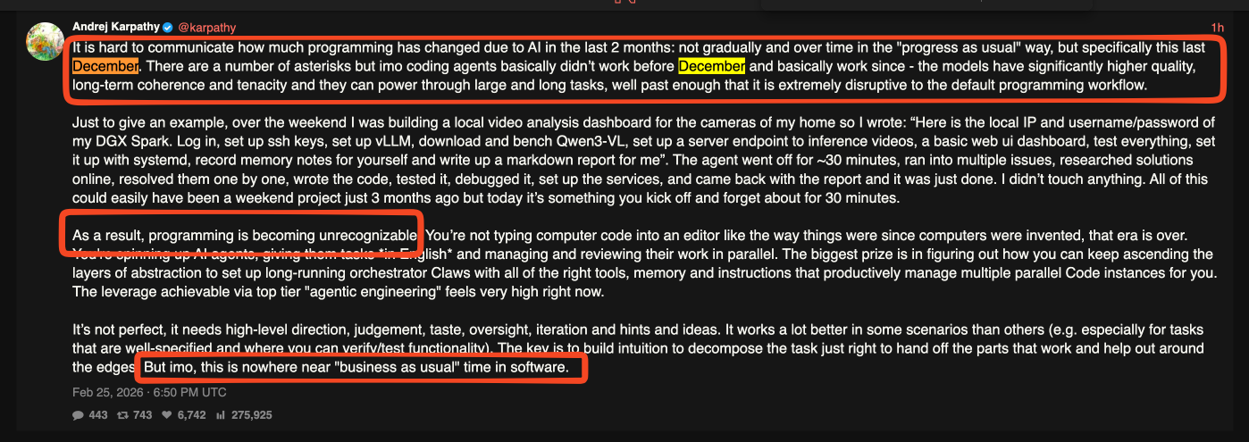 Karpathy December 2025